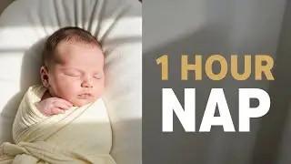 The Perfect Power Nap ⚡ Real Womb Heartbeat & Shushing | 1 Hour Baby Sleep Reset