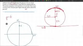 11.1.1 8 HW Approximating sine curves - Ferris Wheel Height