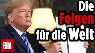 Trump k&uuml;ndigt Atom-Deal mit dem Iran