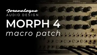 Joranalogue Audio Design MORPH 4 / source of macro cv? yes!