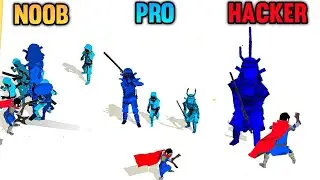 NOOB vs PRO vs HACKER - Weapon Master 3D!