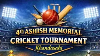 🛑LIVE : League - 7 // 4th ASHISH MEMOREAL CRICKET TOURNAMENT , KHANDASAHI // GPL Cricket Odisha