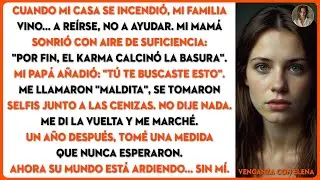 Mi mamá se rio cuando mi casa se incendió. Un año después, su mundo ardió sin mí.