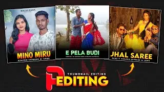 ☑️ Ai Cover Song ll Pixelab Thumbnail Editing 🔥 Santali Editing Toturial 2025