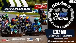 🔴 AO VIVO - GOIÂNIA CHALLENGE 2025 - SÁBADO DIA 1- KARTÓDROMO DE GOIÂNIA - 22/02