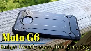 Moto G6: Case review - Budget friendly cases from Cimo ($8)!