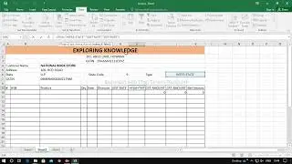 MULTI RATE GST INVOICE / FULLY AUTOMATIC GST INVOICE / Data Validation / Form Create in Excel