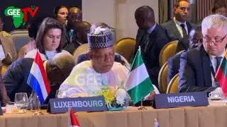 Вице-президент Шеттима выступает на саммите Африканского союза и ЕС, говоря о безопасности в ....