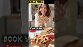 How to make homemade bread pizza.#bread #homemadebread #homemadepizza #cooking #pizzalover #short
