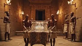 How to make luxurious gowns from snakeskin | Ancient Egypt  #AICreativeWaveProject #AIGC #AIVideo 