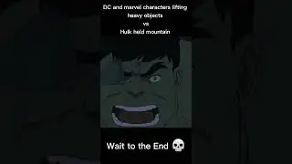 hulk vs marvel and DC characters #marvel #hulk #dc #superman #shorts