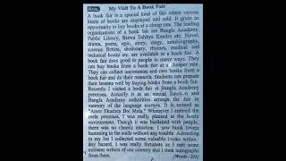a book fair paragraph😍😍my visit to a book fair paragraph #education #shrots #bookfair #paragraph