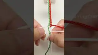 How to Tie Fancy Wheat Knot 2602030 Quick Macrame Tutorial #shortstutorial #knot #diy#handmade