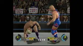WWE Day of Reckoning 2 [Nintendo Gamecube] - Kurt Angle vs Ric Flair