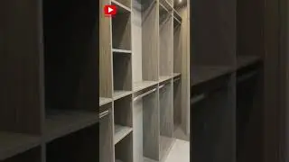 Walk in closet Design Ideas - Dressing Room Tour 👌 #Shorts