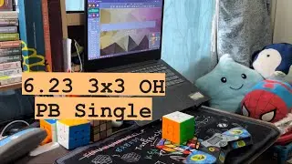 6.23 3x3 One Handed PB Single (Tornado v3 M)