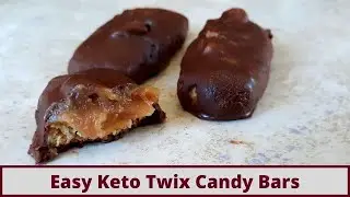 Простой кето-батончик Twix (без орехов и глютена)