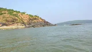 Aghanashini River meets Arabian Sea in Gokarna