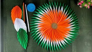 Independence day craft 💞😊 | Diy tricolour craft | 15 th August craft | Beautiful Wall Hanging Craft