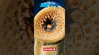 This Fish Sucks... Literally! 🐳 (Lamprey Fish) #lamprey #lampreyfish #seaweirdos #creepyfacts #fishf