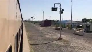 22903 BHUJ AC SF Express departing from Samakhiali Junction, Gujarat!