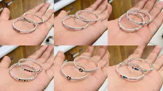 Silver Bangles For Baby Girl With Price | Baby Boy Silver Bangles Design
