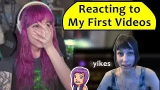 Reacting to My First Videos - 100k Subscriber Special (cringe warning)