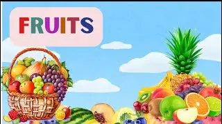 Flashcards for Kids | Learn Fruits with Pictures & Sounds | #shorts 