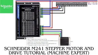 Schneider M241 PLC stepper motor control tutorial | Ecostruxure Machine Expert