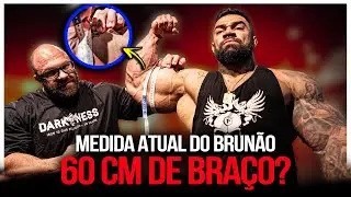 TIRAMOS A MEDIDA DO BRAÇO DO BRUNO SANTOS NO PUMP! *você não vai acreditar*
