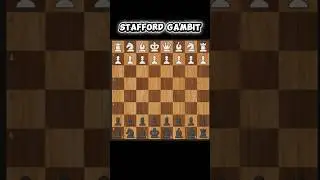 Stafford gambit ☠️#staffordgambit #chess #queen #attack  #knightsacrifice