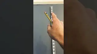 Tips for hanging adjustable track shelving