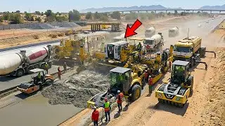 You Won&rsquo;t Believe How U.S. Genius Engineers Build Massive Concrete Roads With Cutting Edge Machines