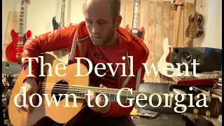 The Devil Went Down to Georgia -Acoustic guitar Cover - Charlie Daniels Band