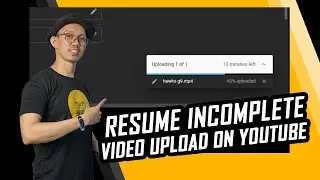 Resume Incomplete Video Uploading on YouTube | Janots TV