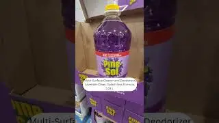 Costco Cleaning Markdown Favorites products.  Pine-sol,  Lysol,  Oxiclean, Liquid-Plumr
