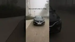 Brace yourself, winter is coming #Winter #Gurgaon #Delhi #Fog #Weather ￼