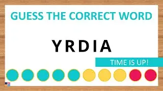 [Scrambled Word Game] Can You Unscramble These Words? 5 Letters
