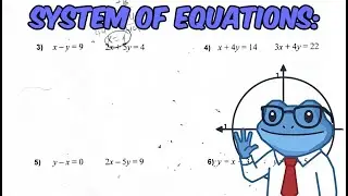 Solving Systems of Equations: Substitution vs Elimination (Step-by-Step)