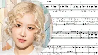 Ros&eacute;, Bruno Mars &mdash; APT &mdash; Piano Sheet Music