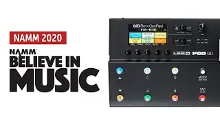 NAMM 2020: Line 6 Pod Go Sound Demo (no talking)