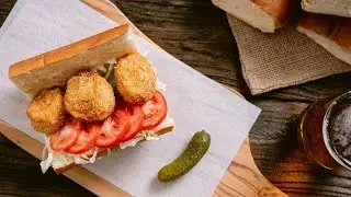 Chicken Fried Scallop &ldquo;Po Boy&rdquo; with Miso Mayo