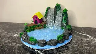 How to make Waterfall || Waterfall wonderland 🌊💧