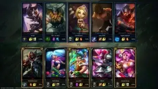 #2 LoL Arcade Team Fail Match (League Of Legends) Full Game-play Speed x2