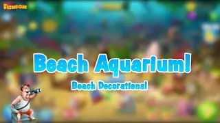 Beach Decorations-Playrix Fishdom-Beach Aquarium-Over The Horizons-Gameplay