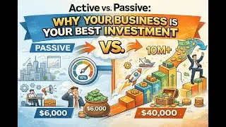 Active vs Passive Investing: Why Your Business Is Your REAL Wealth Engine