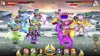 League of Angels - Paradise Land - 3 SSS heroes VS 6 SSS (104000M VS 150000M BR)