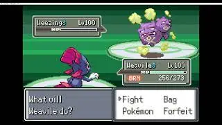 Pokemon Emerald Rogue (v.2.0.1)【Brutal Difficulty - No items】Champion PROF. OAK (Lv. 100)