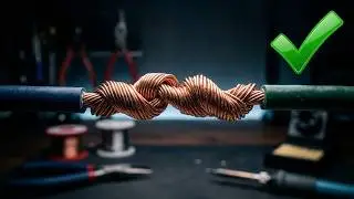 That's how my grandfather taught me how to connect electrical wires together