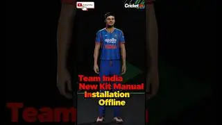 How to Install Team India New Jersey Offline #cricket26 #cricket26update